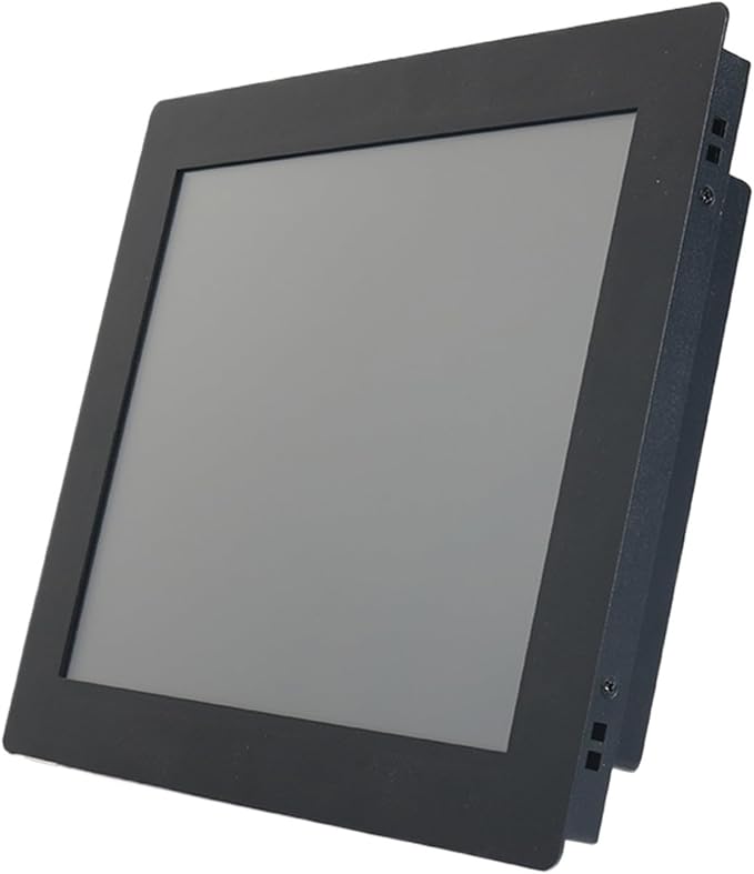 1pc 10 12 15 17 Inch Buckle Embedded Industrial Monitor Resistive Touch Screen with HDMI Touch USB Interface Display 1024 * 768(17 inch HDMI USB)