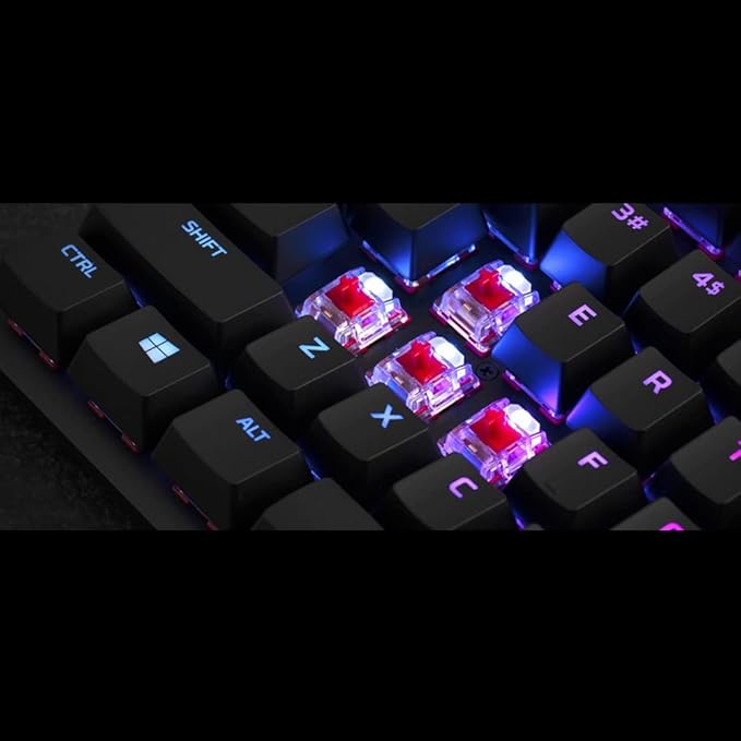 HyperX Alloy Origins Core Wired Gaming Mechanical Keyboard Compact Tenkeyless HyperX Red Switch with RGB Back Lighting for PC PS5 PS4 Xbox Series X|S &amp Xbox One (Renewed)