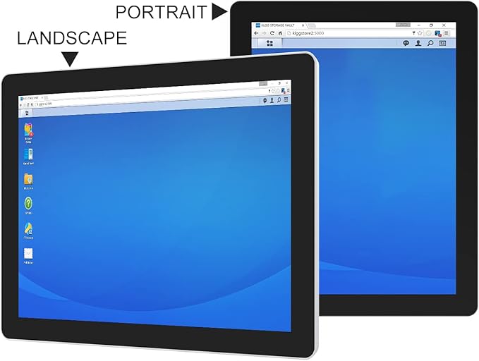 GreenTouch 19 Inch Aluminum Frame Wall Touch Screen LCD Monitor Open Frame LCD Touch Panel - HDMI/VGA/DVI-1280 * 1024 @60Hz