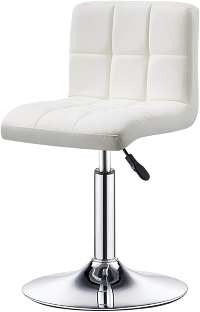 Mlaea Classroom Dormitory Hotel Chair Dining Bedroom Living Room Chair with Adjustable Height Gaming Club Bar Chair 38 * 44-56CM(Color:#6)