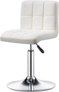 Mlaea Classroom Dormitory Hotel Chair Dining Bedroom Living Room Chair with Adjustable Height Gaming Club Bar Chair 38 * 44-56CM(Color:#6)