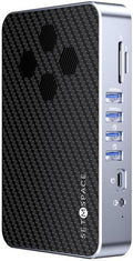 DisplayLink Docking Station with Dual Display 2 HDMI Ports and 1 DisplayPort for Double 4K Display Laptop 15 in 1 Docking Station with 100W PD Charging SD/TF 1 USB-C 6 USB-A Ports 3.5mm Audio