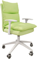 YYDS Chair Cute Girls Gaming Chair Computer Office Chair with Nylon Feet Ergonomic Racing Chair Desk Chair for Home and Office Ergonomically (Size : Grass Green)