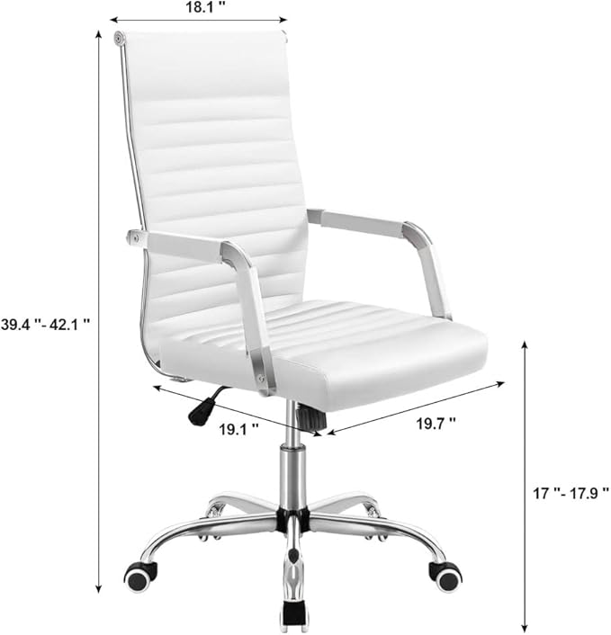 Office Chair Gaming Chair Computer Chair Faux Leather Lift Swivel Office Conference Gaming Desk Chair Executive Conference Task Chair with Arms (Color : 3-Pack Size : Light Grey)