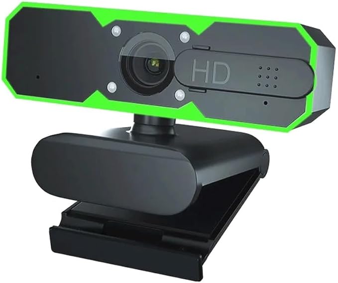 1080P Webcam Microphone Fill Light Rotatable Cameras for Live Video Conference Work for PC Camera