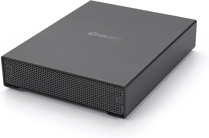 Oyen Digital HDX Pro C USB-C Aluminum External Hard Drive Enclosure with Fan (HDXP-C-RT)