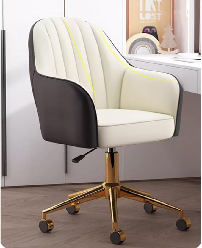 KITCISSL Video Game Chairs Computer Gaming Chair for Bedroom Desk Chair Gaming Chair Lift Makeup Chair Accent Chairs Dormitory Swivel Office Chair for Living Room Home Office (Color : Gray C)