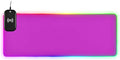Fuchsia Purple Mouse Pad Gaming Mousepad Non Slip Desk Mat Wireless Charging Keyboard Mats Pad RGB Computer Mouse Pads for Desktop Office Home 35.4 x 15.7 in