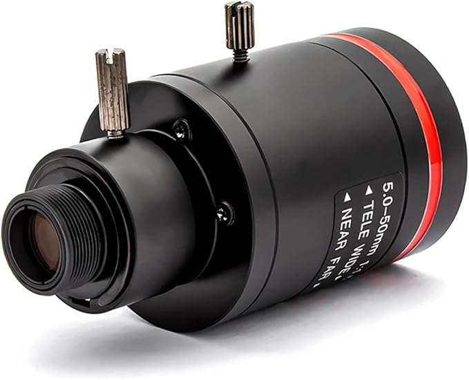 HD 5MP Varifocal M12 Mount Lens 50mm 1 2 IR Filter Manual and Zoom for Security Camera Long Distance View