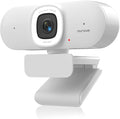Nuroum V15AFL 2K Webcam with Ring Light for Streaming Autofocus Webcam for PC w/Noise Cancelling Dual Mics 1080P 60fps 75° FOV&ampLightweight USB Web Camera Plug&ampPlay for Zoom/Teams/OBS/Xspli