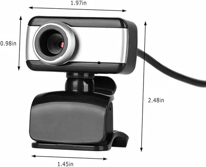Webcam Mini Computer PC WebCamera with Microphone Rotatable Cameras for Live Broadcast Video Calling Conference Work