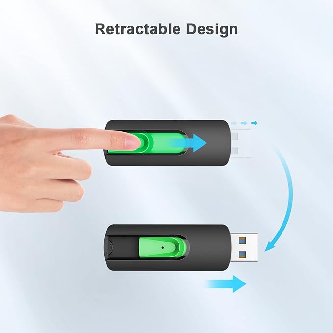 Aiibe 128GB USB Flash Drive USB Drive 128GB USB 3.1 Thumb Drive Memory Stick Zip Drive Backup Jump Drive 128G for PC Laptop
