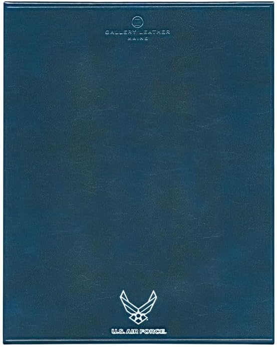 Gallery Leather Portrait Mouse Pads - Acadia Navy- Air Force - 10 x 8