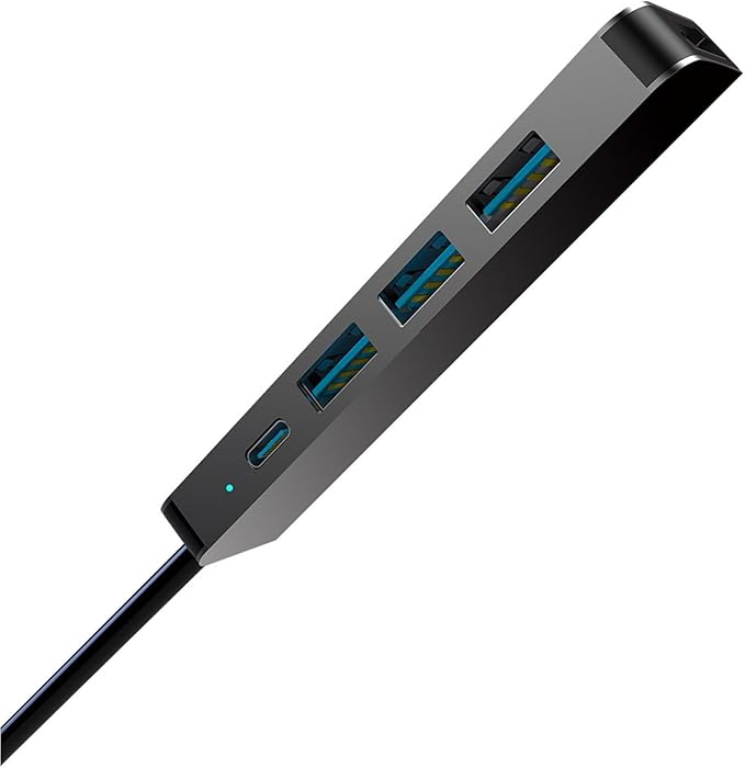 Sahara - 5-in-1 USB-C Hub Adapter Sleek Aluminum Multiport Hub with HDMI USB 3.0 and USB-C PD Charging – Compatible with PC and MAC (LT00072)