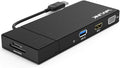 Wavlink Universial USB 3.0 Dual-Head Mini Docking Multi-Display HDMI/VGA with Gigabit Ethernet USB 3.0 Port Removable Card Reader HDMI up to 2560x1440 and VGA 1920x1200 Supports Windows