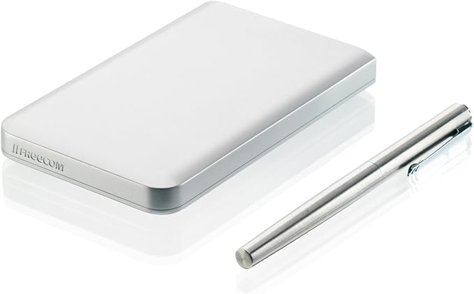 Freecom Mobile Drive Mg 1TB USB 3.0/FW800 Portable External Hard Drive with Magnesium Enclosure for MacBook Silver 97712