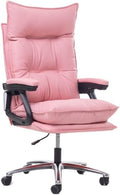 Office Chair Desk Chair Computer Chair Home Desk Chair Study Reclining Massage Office Swivel Chair Comfortable Game Gaming Lunch Break Seat Gaming Chair (Pink)