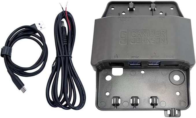 7160-1393-02 - Gamber-Johnson Rugged USB Hub with Bare Wire and USB-A Data Cable - for Smartphone - Rugged - 4K - 3840 x 2160 - 4 x USB 3.0 - USB Type-C - 1 x RJ-45 Ports - Network