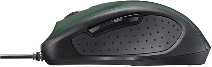 BUFFALO BSMBU308GR Wired BlueLED Silent 5-Button Mouse Green
