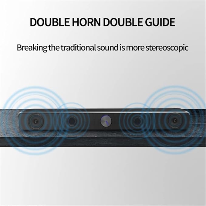 Computer Speakers for Desktop Computer Speaker USB Wired and SoundBar Stereo Subwoofer Boombox Bass Surround SoundBox 3.5mm Audio