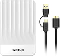 Portable External Hard Drive Storage Expansion Mobile HDD USB 3.0 for PC Mac Desktop Laptop PS4 PS5 Xbox One X/S Xbox 360 Xbox Series X/S Office &amp Game (White 750GB)