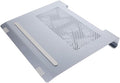 Aluminum Alloy Laptop Cooler Stand with Dual Fans for Notebooks to 17.3 Inch Quiet Cooling Pad with Elevated Ergonomic Design Gray Compatible with Gaming and Office Laptops