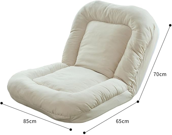 Floor Chair Indoor Adjustable Floor ChairLazy Sofa BedFoldable High Back Floor Gaming Chair | Lazy Sofa Couch Bed For Teens &amp Adults | Soft Cushioned | Accent Bean Bag Couch For Bedroom Salon