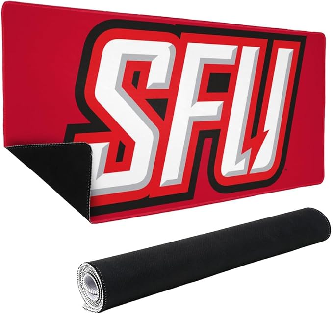 Saint Francis University Primary Logo Large Gaming Mouse Pad Desk Mat with Stitched Edges Non-Slip Base for Gamer Home and Office 31.5 x 15.7