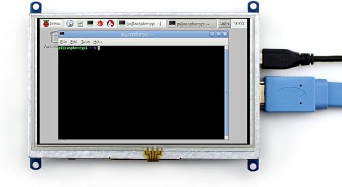 5inch HDMI LCD Monitor for Raspberry pi Resistive Touch Screen Display HDMI Interface with Bi-color Case for Rapsberry pi &amp Banana pi &amp Beaglebone Black supports Windows 10/8.1/8/7 Various Sys
