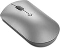 Lenovo 600 Bluetooth Silent Mouse Blue Optical Sensor Adjustable DPI 4 Button Microsoft Swift Pair Windows Chrome GY50X88832 Gray