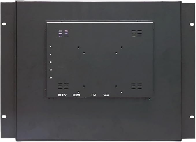1pc 19-Inch Industrial Grade VGA/DVI/HDMI Interface Open Frame Rack Mount Touch Screen Monitor with Resolution 1280x1024(Resistive Touch)