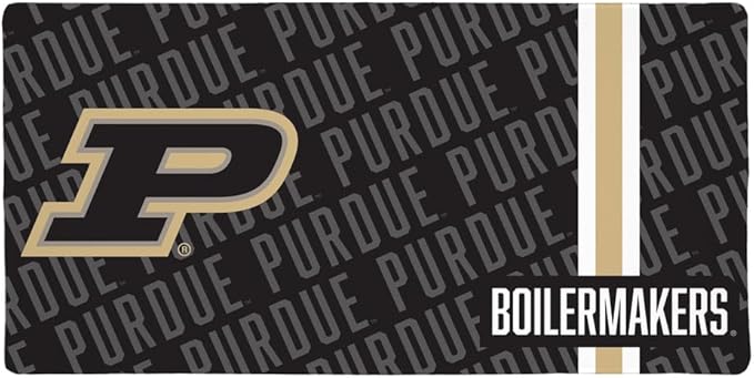 Purdue University Boilermakers Mascot Large Gaming Mouse Pad Desk Mat with Stitched Edges Non-Slip Base for Gamer Home and Office 31.5 x 15.7