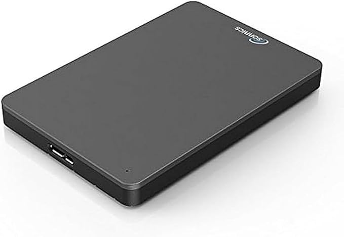 Sonnics 500GB Dark Grey External Pocket Hard Drive USB 3.0 Compatible with Windows PC Mac Xbox ONE and PS4