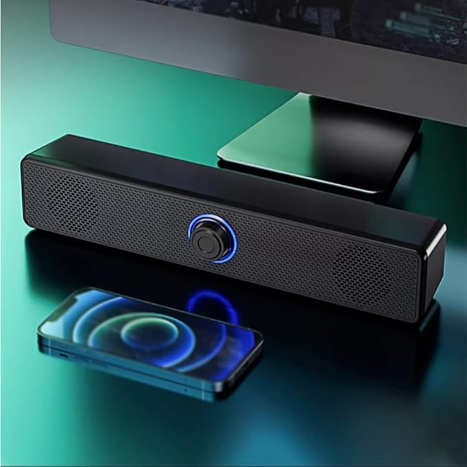 Computer Audio Desktop Home Laptop Wired Small Speaker Subwoofer