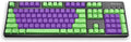 yue 104 Keys Double Shot PBT Translucnt Backlit Keycap OEM Profile Keyset for All Cherry MX Switches Mechanical Gaming Keyboards Standard ANSI Layout 108 104 87 TKL 60% (EVA)