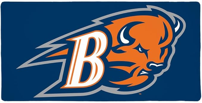 Bucknell Primary Logo Large Gaming Mouse Pad Desk Mat with Stitched Edges Non-Slip Base for Gamer Home and Office 31.5 x 15.7