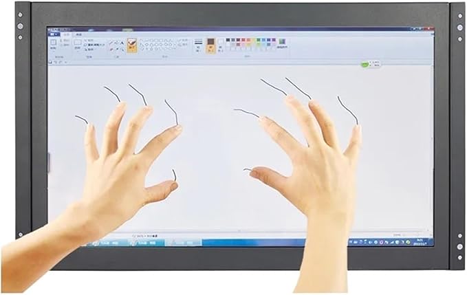 1pc Open Frame 15.6 Inch 1920x1080 Resistive/Capacitive Touch Screen Computer Monitor with VGA HDMI(Capacitive Touch)