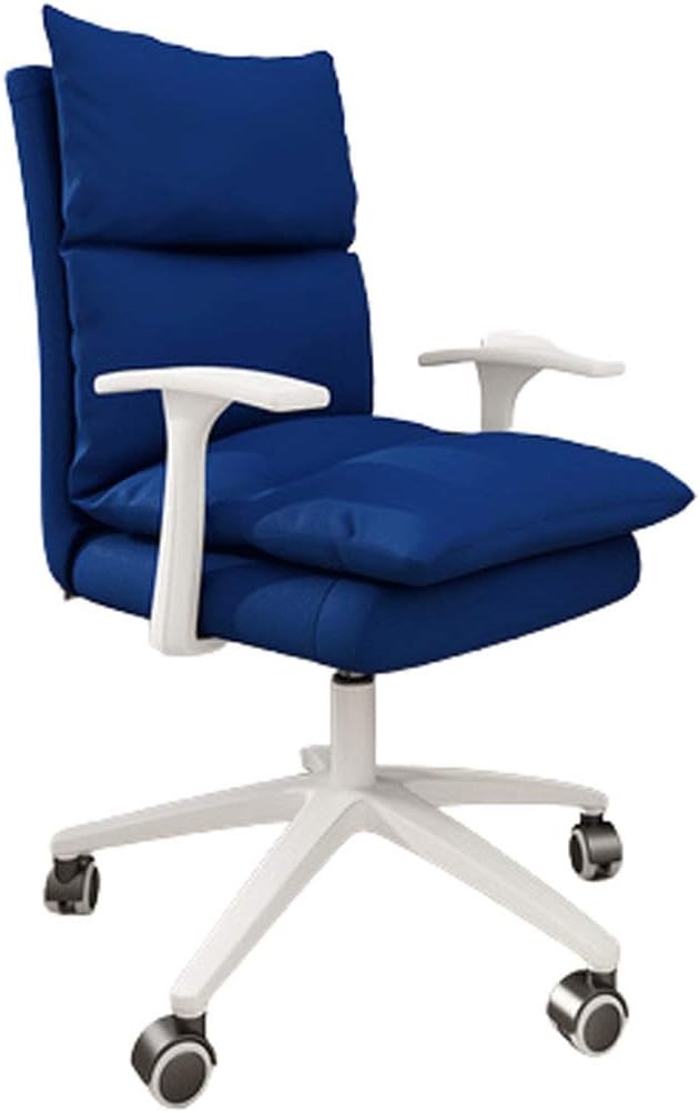 YYDS Chair Cute Girls Gaming Chair Computer Office Chair with Nylon Feet Ergonomic Racing Chair Desk Chair for Home and Office Ergonomically (Size : Sapphire Blue)
