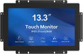 GreenTouch 13.3 Inch 10 Points Open Frame Touch Display Industrial PCAP Touchscreen Monitor VGA+HDMI+DVI Port - 16:9