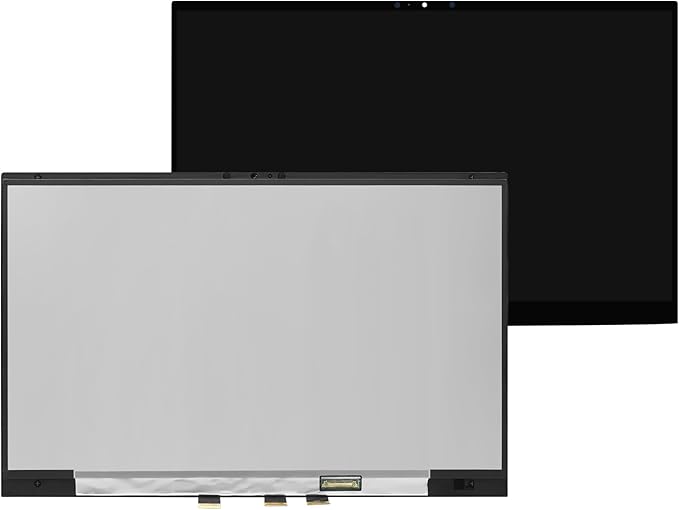 Replacement for ASUS ZenBook Duo 14 UX482 Display LCD UX482E UX482EA UX482EAR UX482EG UX482EGR UX482EA-DS71T LED + Bezel LCD Touch Screen Digitizer Assembly Full HD 1920X1080 14.0 30 Pins 60Hz