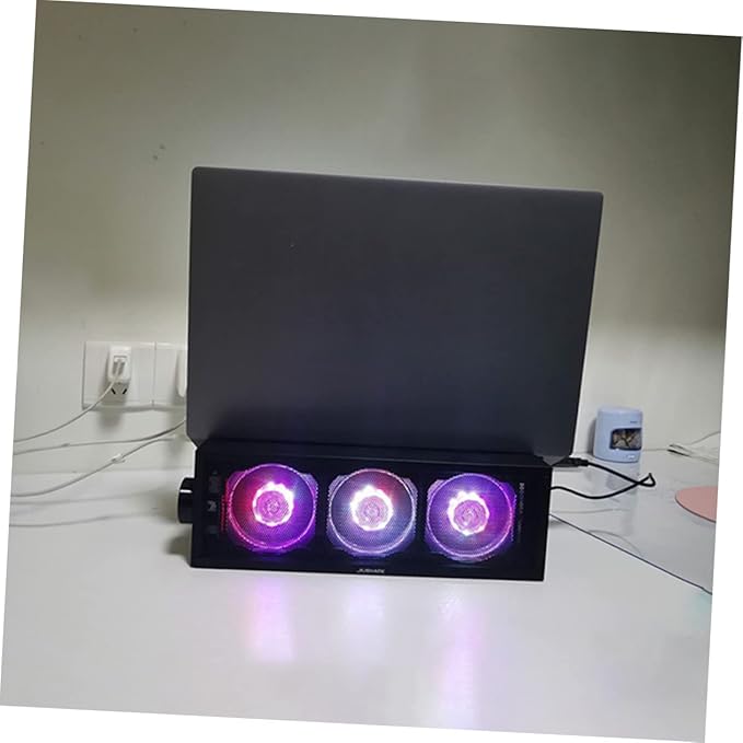 Artibetter Gaming Laptop Stand Laptop Cooler RGB Fans Computer Riser for Gaming Heat Dissipation Rack