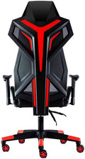 Computer Chair Video Game Chair with Removable Lumbar Pillow Ergonomics Game Computer Chair Lifting Handrail Racing Style High-Back PU Leather Office ChairBlack Red