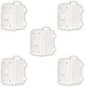 Acoustic Audio AAOVCD-W Outdoor Volume Controls White Weatherproof 5 Piece Set