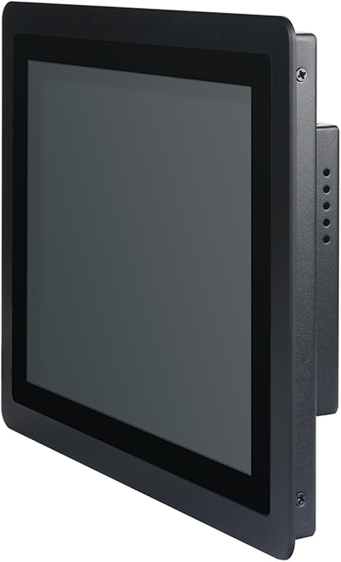 1pc 12.1 Inch Wall Mount Embedded Industrial Touch Monitor with Capacitive Touch Screen Industrial Touch Display Monitor(VGA USB)