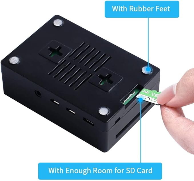GeeekPi 3.5 inch Touch Screen with Case for Raspberry Pi 4 with Fan and Heatsinks 320x480 Resolution TFT LCD Display for Raspberry Pi 4 Model B (Pi Board NOT Included)