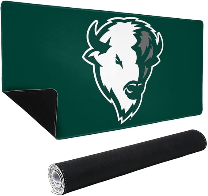 Williston State College Primary Logo Large Gaming Mouse Pad Desk Mat with Stitched Edges Non-Slip Base for Gamer Home and Office 31.5 x 15.7