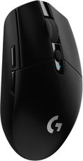 Logitech G305 Lightspeed Wireless Gaming Mouse Hero Sensor 12000 DPI Lightweight 6 Programmable Buttons 250h Battery On-Board Memory Compatible with PC Mac - Black