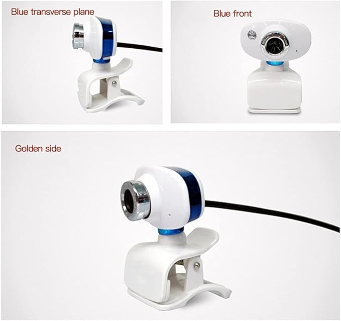 480P Camera Desktop Laptop Microphone Clip Video Spring Design High Precision
