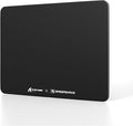 Attack Shark CM05SE Glass Gaming MousepadNano-Micro-Etched TextureSmooth Glass SurfaceHigh AccuracyFast-MovingAnti-Scratch PU Leather Super Non-Slip BaseSmall Size(410×310mm)Black