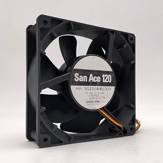 Sanyo 9G1224HB1D03 12038 12cm 24V 0.22A 3 line Detection Cooling Fan Shrandi